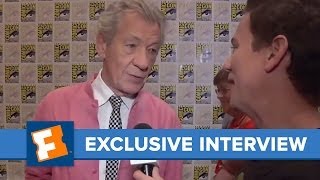 Ian McKellen  ComicCon 2012 Interview  Comic Con  FandangoMovies [upl. by Dorette]