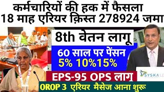 कैबिनेट मीटिंग समाप्त DADR 53 की घोषणा18 महा एरियर 1 क़िस्त जारी DA 53 8वें वेतन आयोग का गठन [upl. by Anniram759]