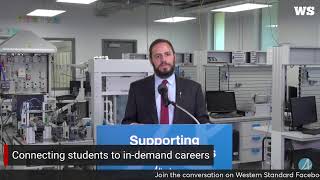 Minister Nicolaides Discusses Innovative Career Education for Students [upl. by Oirram]