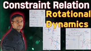 Problems On Constrained Motion In Rotational Dynamics Physics IITJEENEET Class11 [upl. by Jerol]