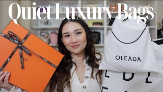 QUIET LUXURY BAG UNBOXINGS  Hermes amp Oleada Handbag  Haul [upl. by Llecram902]