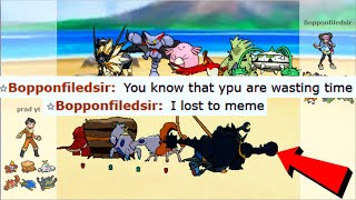 Mono CRAB pokemon team HAMMERS OVERCONFIDENT SALTY KID on pokemon showdown [upl. by Adnalu]