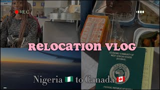 TRAVEL VLOG RELOCATING FROM NIGERIA 🇳🇬 TO CANADA 🇨🇦 AS PERMANENT RESIDENTS [upl. by Marianna528]