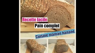 Pain de mie fait maison au blé et avoine خبز الطوست بدقيق ىلقمح الكامل والشوفان [upl. by Corbie]