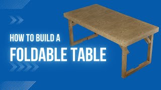 DIY How to make Foldable Table EASY STEP BY STEP [upl. by Belldame934]