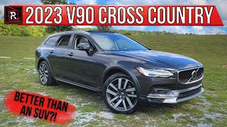 The 2023 Volvo V90 B6 Cross Country Is A Lifted Luxury Hybrid Wagon For Families [upl. by Lede482]