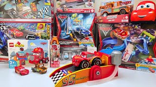 Disney Pixar Cars Toys Unboxing Review  Lightning McQueen Mechanic Shop and Launcher [upl. by Slavic87]