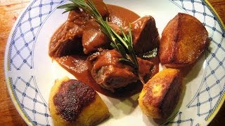 CONFIT LAMB BORDELAISE amp Rustic Fondant Potatoes Professional French Fusion Cuisine Recipe [upl. by Im566]