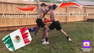 Mexican Boxer vs Street Fighter REMATCH🇲🇽🥊 [upl. by Brockwell]