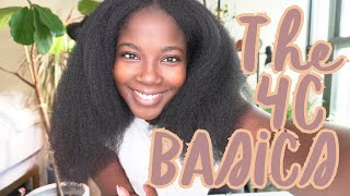 Day 17 THE BASICS How to take care of 4c NATURAL HAIR [upl. by Larissa466]