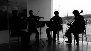 György Kurtág 12 Microludes for String Quartet Hommage à Mihály András Maxwell Quartet [upl. by Icnarf]