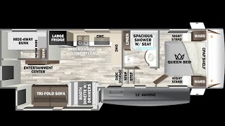 2024 SABRE 26BBR INTERIOR WALK THROUGH [upl. by Einahpetse]