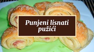 Punjeni lisnati pužići [upl. by Jesh]