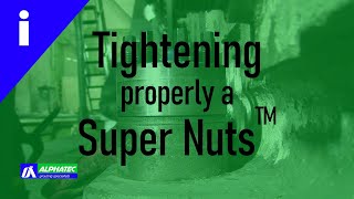 Anchor Bolts tightening properly a Super Nuts ™ [upl. by Laith]