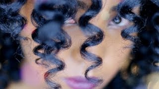 How To Perfect Curling Wand Curls on Natural Hair Tutorial [upl. by Elcin]