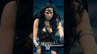 Wonder woman cast then and nowwonderwoman dc ytshorts [upl. by Llij]