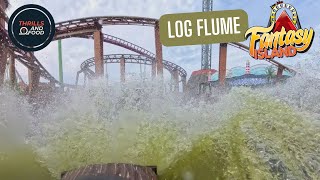 Log Flume OnRide POV  Fantasy Island [upl. by Neelrak]