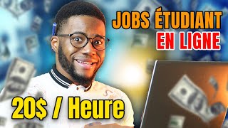 6 meilleurs JOBS ÉTUDIANT EN LIGNE pour ne plus dépendre des parents [upl. by Marchall]