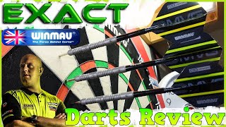 Winmau Michael van Gerwen EXACT Darts Review  MvG Designs [upl. by Enirehs]