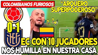 COLOMBIANOS EXPLOTAN EN VIVO TRAS PERDER ANTE ECUADOR ¡NOS REGRESARON A NUESTRA REALIDAD [upl. by Letsyrc172]