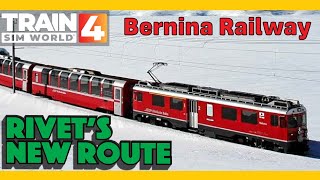 BERNINA RAILWAY  Rivets New Route REVEALED  TSW4 News [upl. by Noirred]