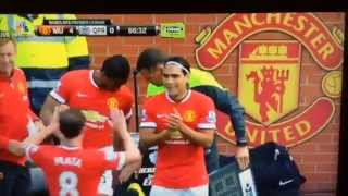 Falcao debuts at Manchester United [upl. by Ursas574]