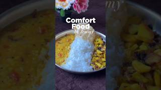 Comfort food Dal rice comfortfood foodies recipe meal thali soulfood viralvideo shortsvideo [upl. by Winstonn]