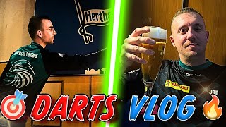 AUSWÄRTSSPIEL im BERLINCHEN 🎯 Darts Spieltagsvlog 😱 120er FINISH 🔥 [upl. by Kelila]