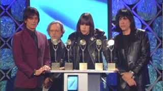 Ramones Accept Rock and Roll Hall of Fame Awards [upl. by Schweiker]