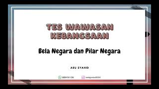 TWK 2 Bela Negara amp Pilar Negara  BELAJAR SKD  Abu Syahid [upl. by Otes102]