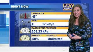 Danielle Savoni  Weather  CTV Calgary  Thursday February 15 2024 [upl. by Dez]