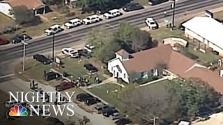 Texas Church Shooting At Least Two Dozen Parishioners Killed  NBC Nightly News [upl. by Morris316]