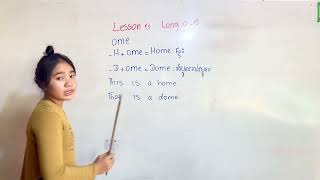 Lesson 13 Long oe ome Home Home  Dome Dome This is my home This is a dome [upl. by Anama]