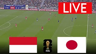 🔴LANGSUNG  Indonesia vs Japan  Kualifikasi Piala Dunia AFC 2026  Siaran Langsung efootball [upl. by Ahseenak]