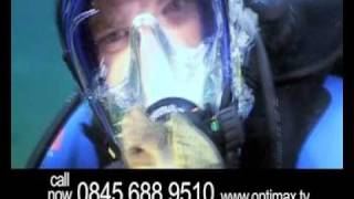 Optimax Laser Eye Surgery Underwater TV Ad with Monty Halls [upl. by Meras]