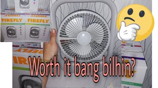 Review for Firefly 7quotRechargeable Table Fan with Night Light Worth it ba fireflyelectricfan [upl. by Wettam]