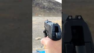 HK P2000sk one hand 50 yards [upl. by Flore216]