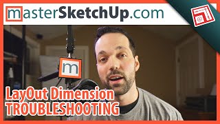 LayOut Dimension troubleshooting [upl. by Tilford]