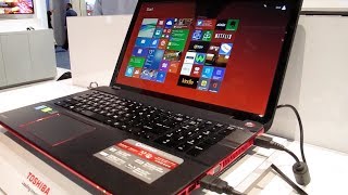 Toshiba Qosmio Gaming Laptop at CES 2014 [upl. by Jestude]