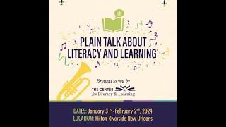 2024 Plain Talk About Literacy amp Learning® [upl. by Aisekal312]