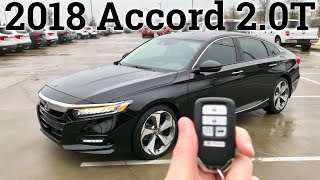 2018 Honda Accord 15L Touring Walkaround No TalkingASMR [upl. by Elleyoj477]