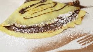 CREPES ALLA NUTELLA FACILI E VELOCI [upl. by Markus]