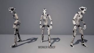 WorkerRobot Unreal Marketplace [upl. by Charline]