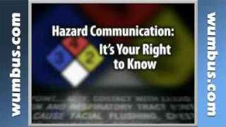 Hazard Communication Video MSDS Safety [upl. by Hubbard]