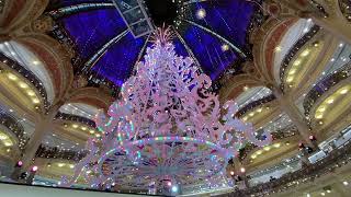 A ÁRVORE DE NATAL NA GALERIA LAFAYETTE DE PARIS [upl. by Kennith]