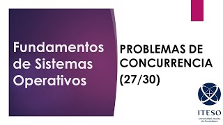 Sistemas Operativos Problema de la concurrencia 27 Paso de mensajes ejemplos de sincr y com [upl. by Shulock553]