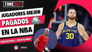 Se siente la NBA los mejor pagados en la NBA Julio Álamos en exclusiva  TIMEOUT CAPITULO 18 [upl. by Vish630]