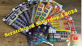 Scratchcard Saturday 4 2024 [upl. by Artined39]