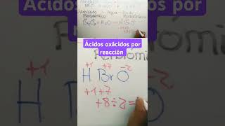 Ácidos oxácidos ¦ Reacción de formación explicación fácil química ácidos [upl. by Ellerahs294]