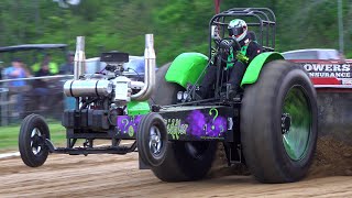 TNT Truck amp Tractor Pulling 2024 Hot Rod Tractors pulling in Taylorsville KY [upl. by Derf]